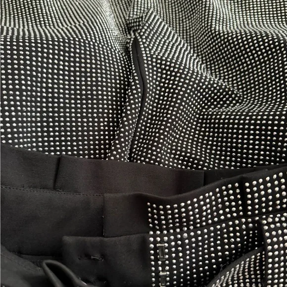 I.AM.GIA Arora Black Embellished Metallic Pleated Maxi Skirt with Belt Size M/8 - Picture 11 of 12